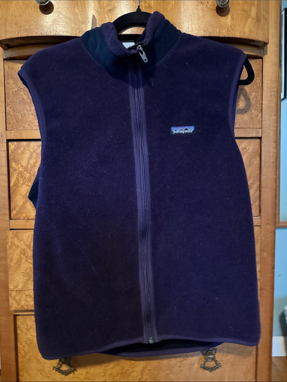 Women’s Classic Plum Patagonia PEF Full-Zip Fleece Vest